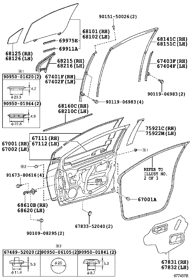  YARIS JPP |  FRONT DOOR PANEL GLASS