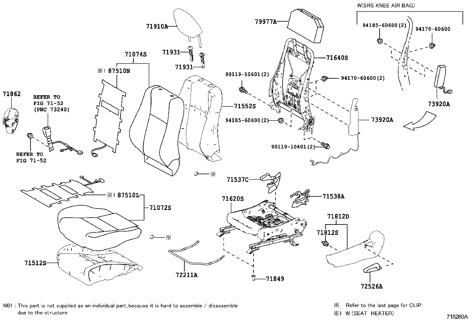  RAV4 |  SEAT SEAT TRACK