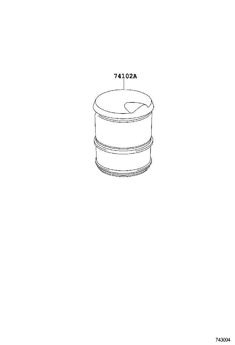  YARIS JPP |  ASH RECEPTACLE