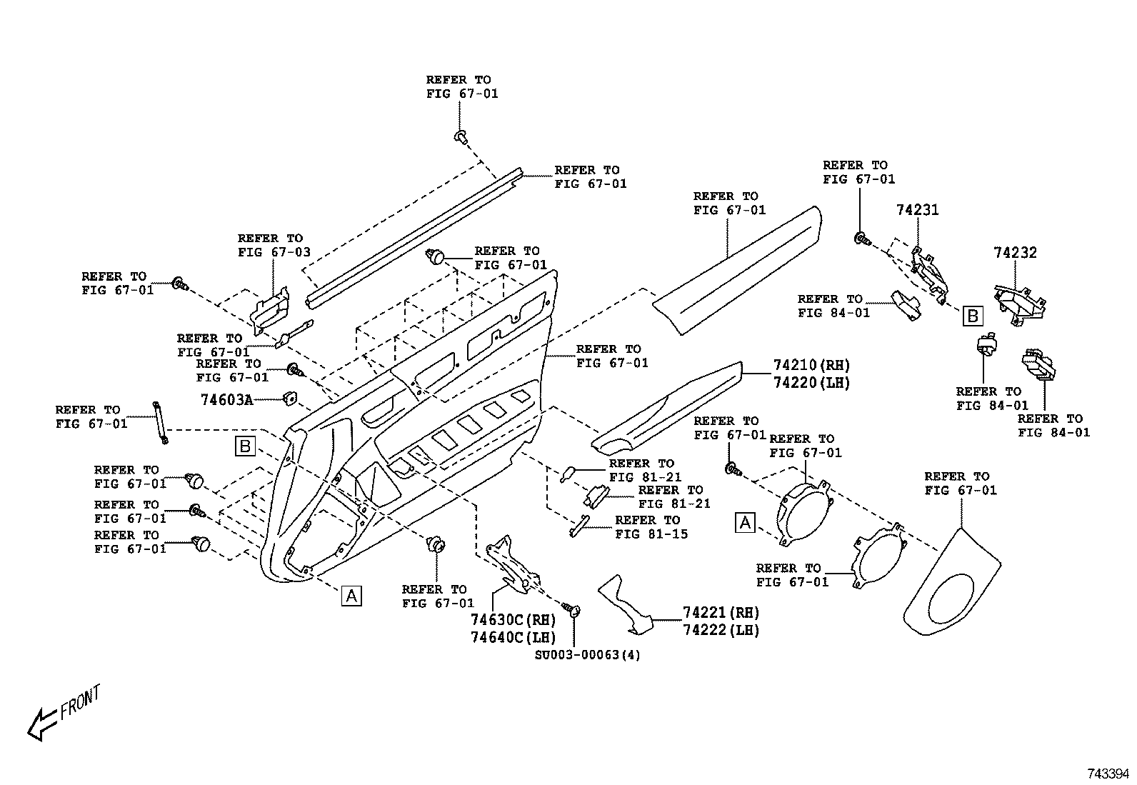  GT86 86 |  ARMREST VISOR