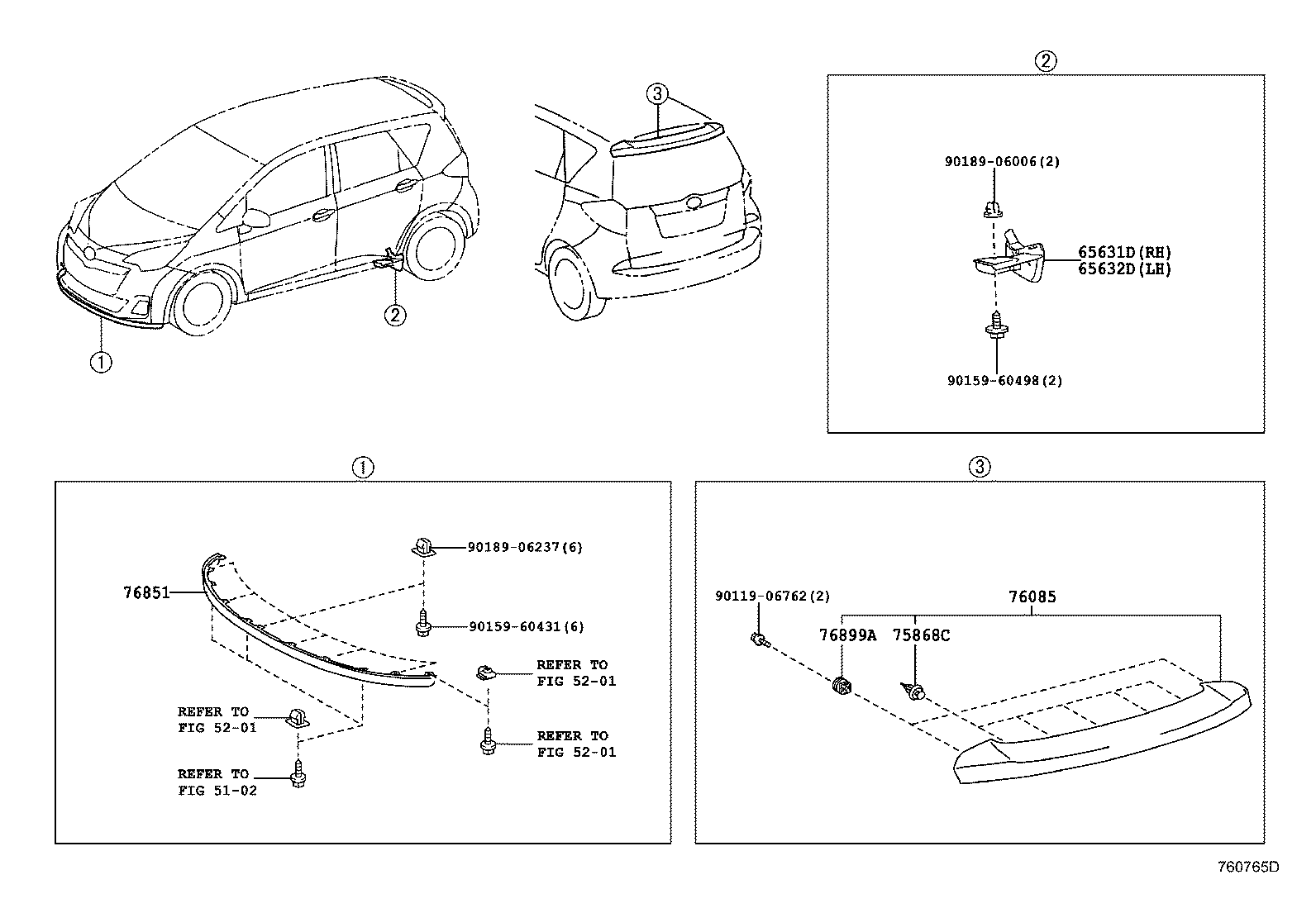  VERSO S |  MUDGUARD SPOILER