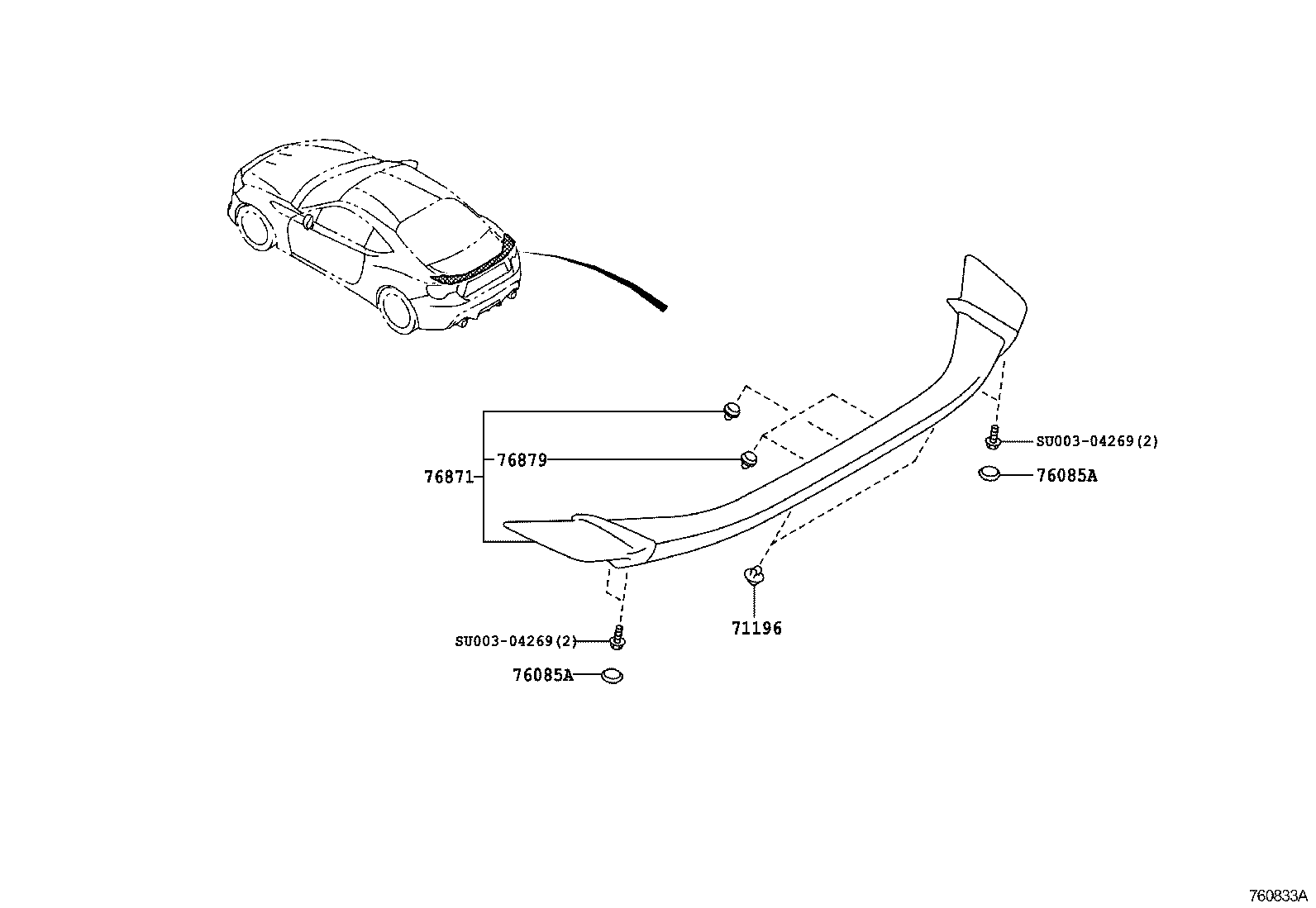  GT86 86 |  MUDGUARD SPOILER