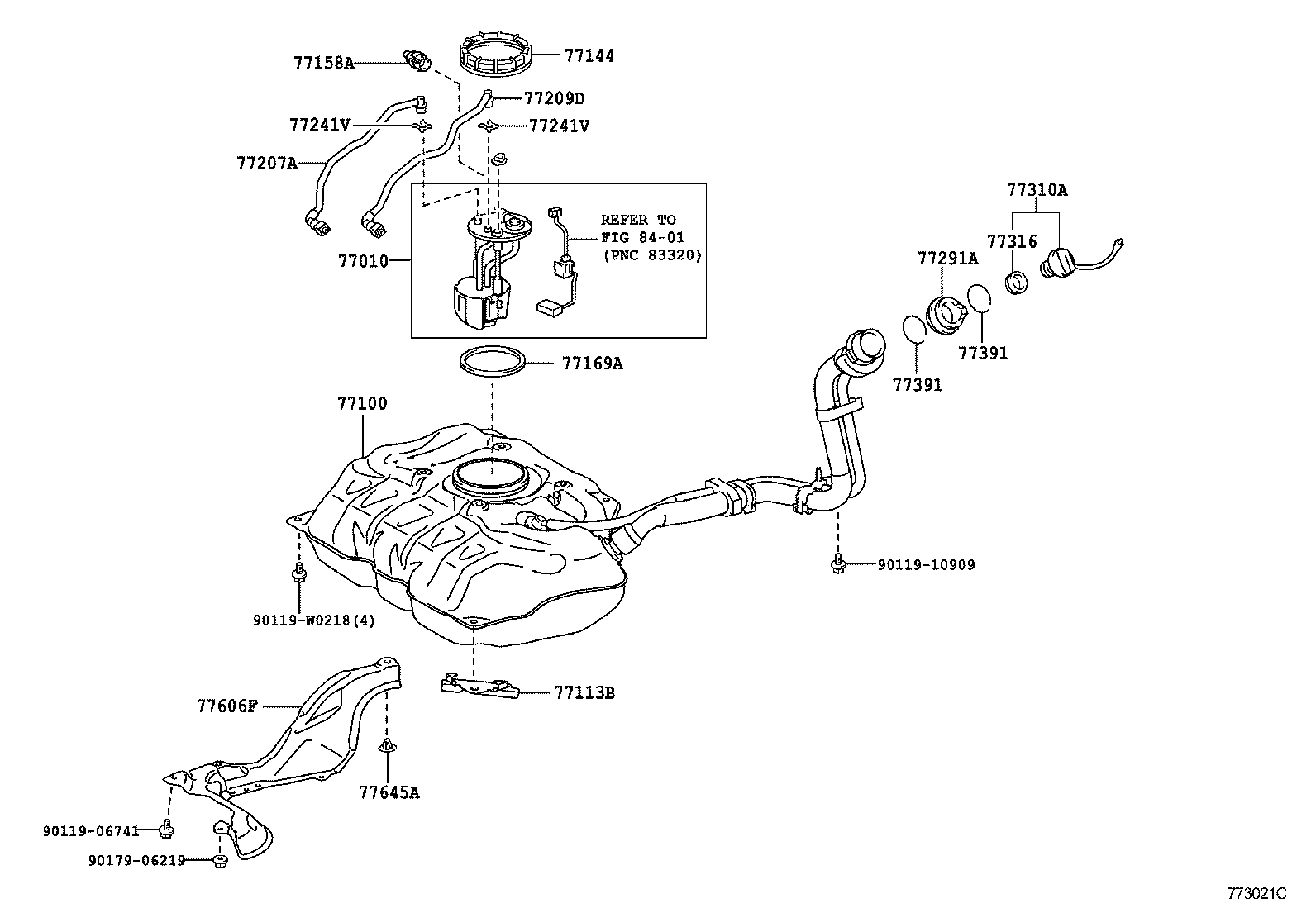  YARIS HYBRID FRP |  FUEL TANK TUBE