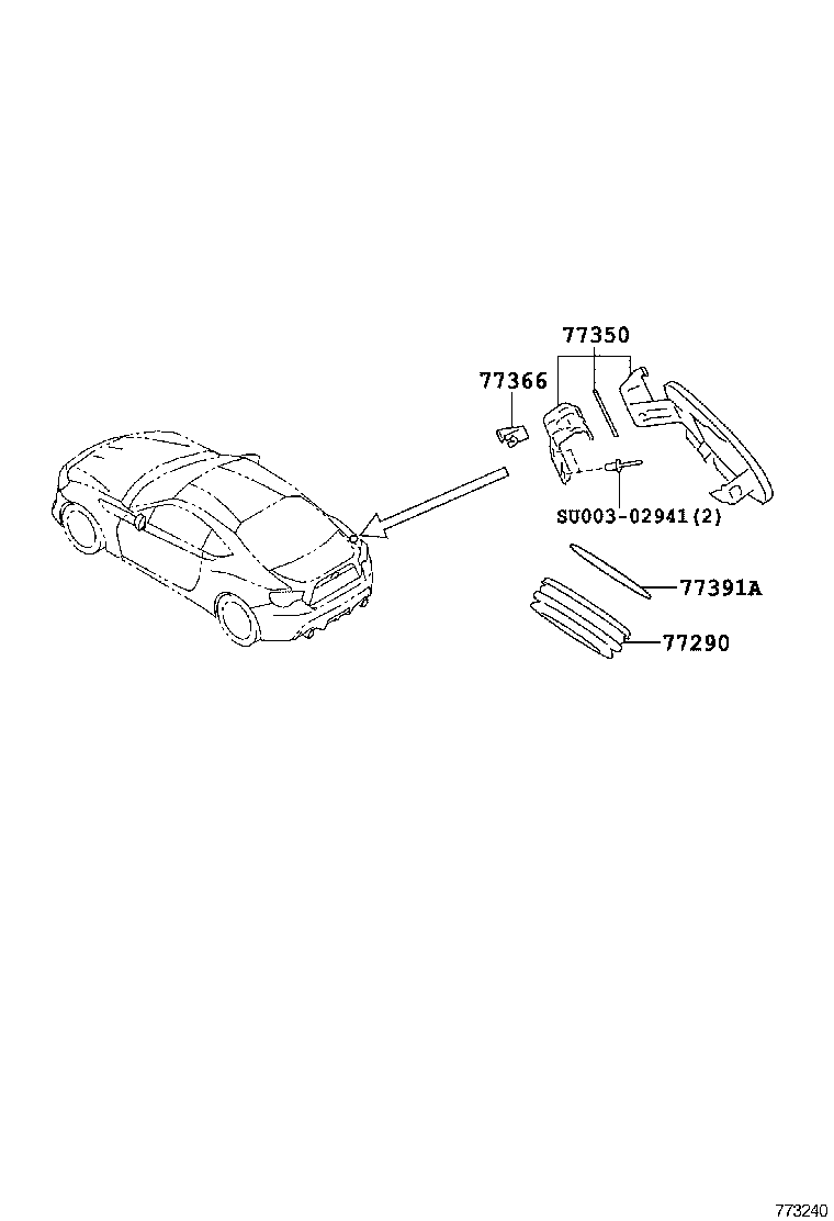 GT86 86 |  FUEL TANK TUBE