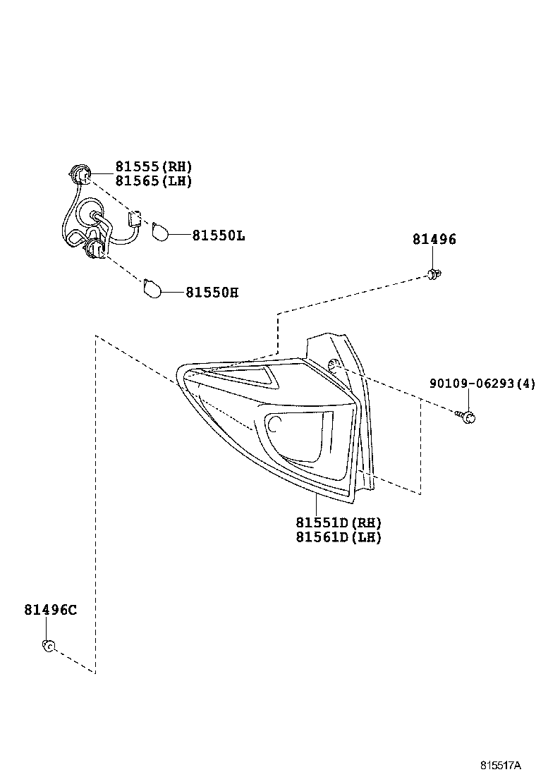  VERSO S |  REAR COMBINATION LAMP