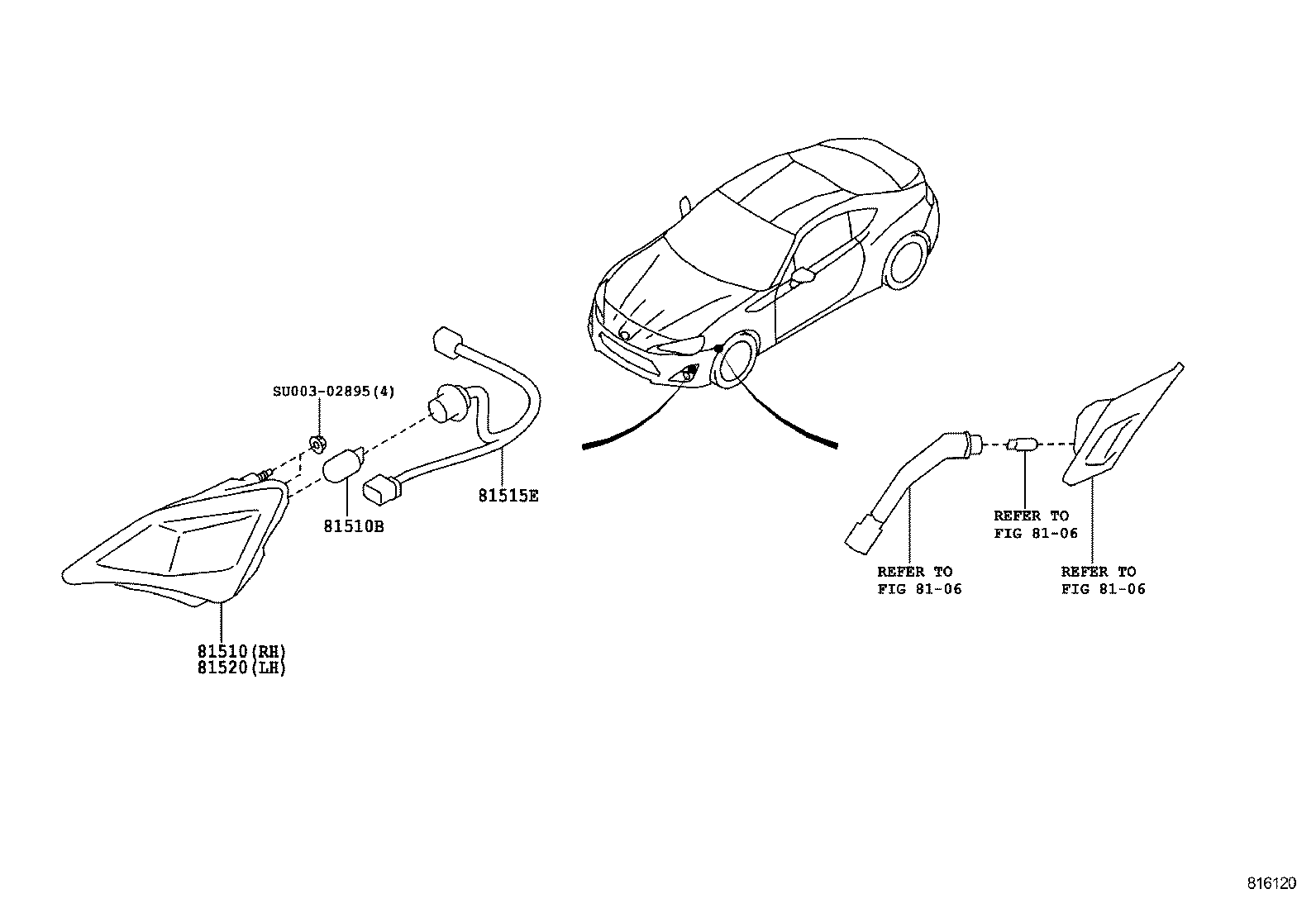  GT86 86 |  FRONT TURN SIGNAL LAMP