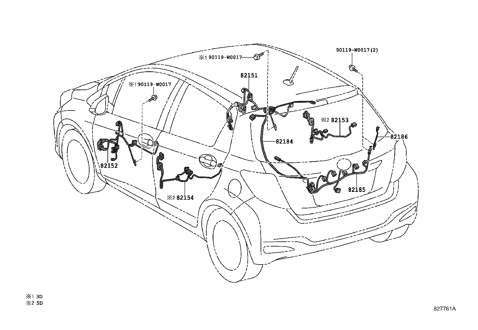  YARIS HYBRID FRP |  WIRING CLAMP