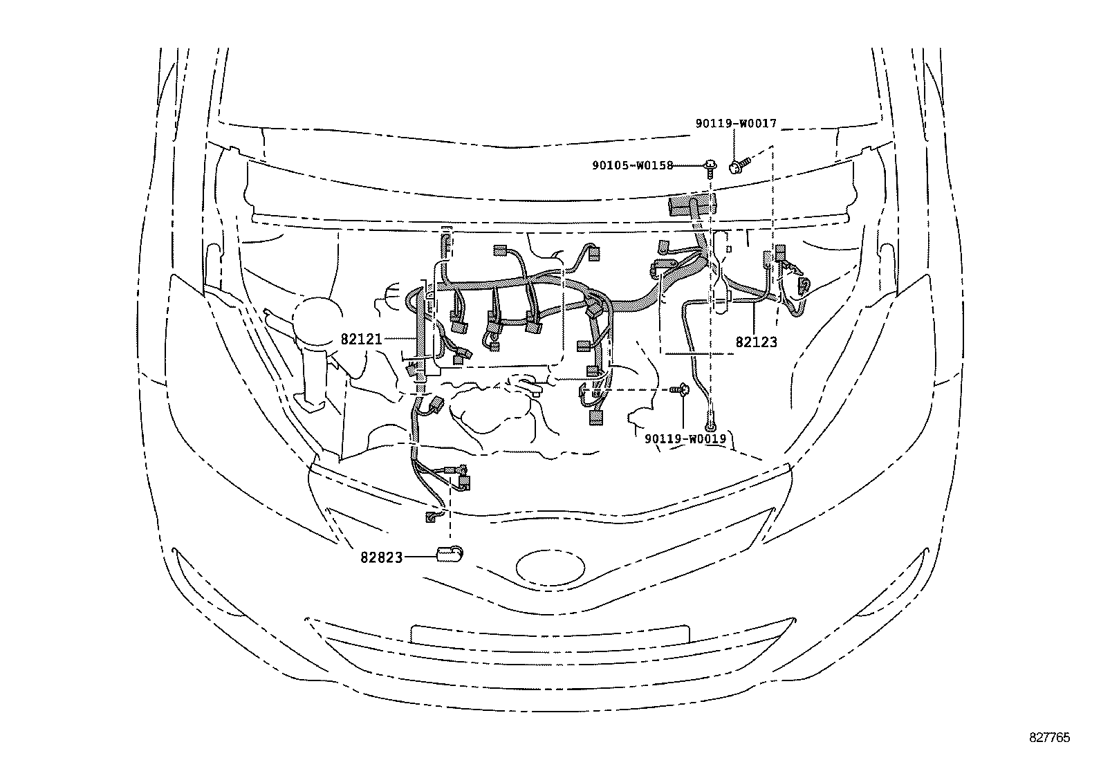  YARIS HYBRID FRP |  WIRING CLAMP