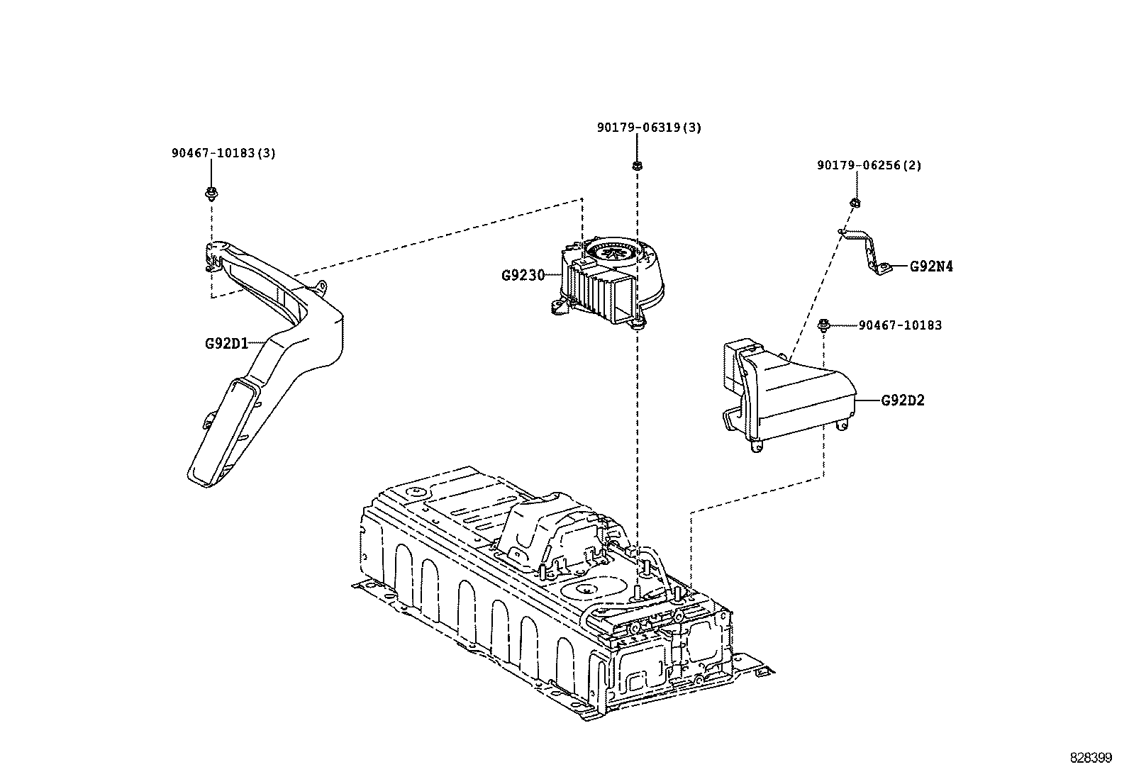  ES250 350 300H |  BATTERY BATTERY CABLE