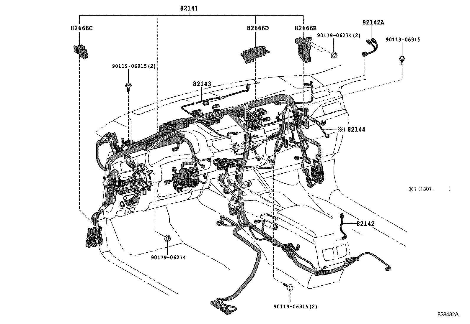  ES250 350 300H |  WIRING CLAMP