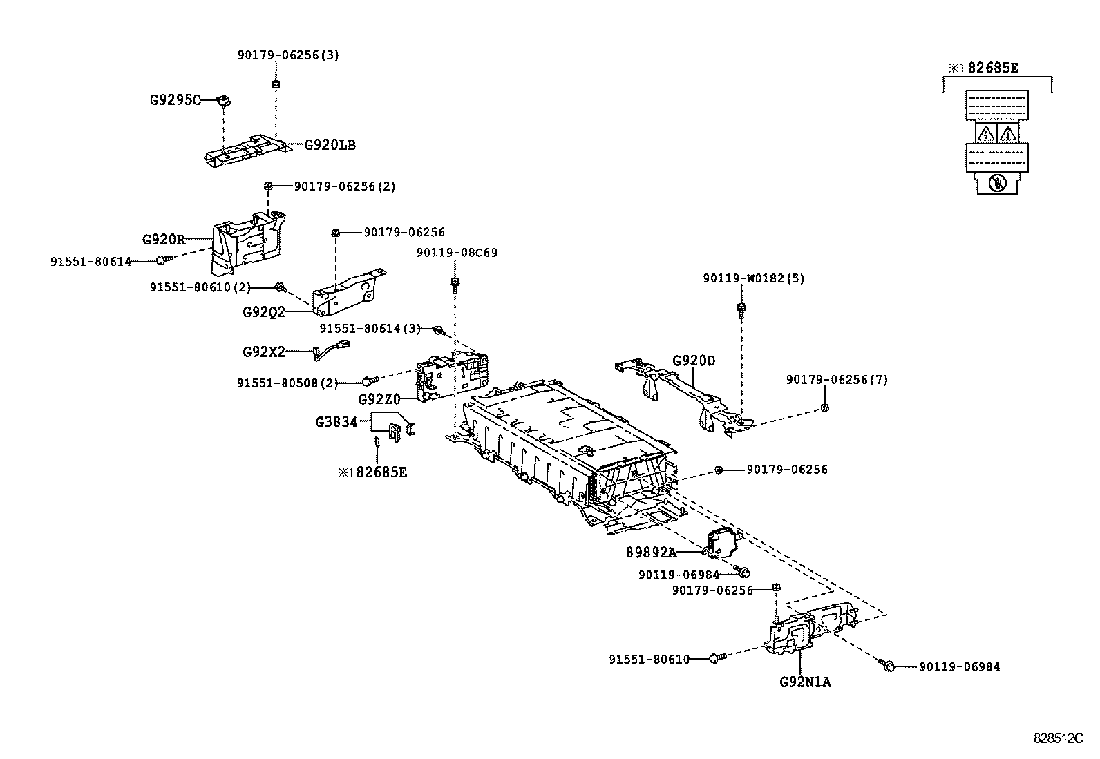  AURIS HYBRID UKP |  BATTERY BATTERY CABLE