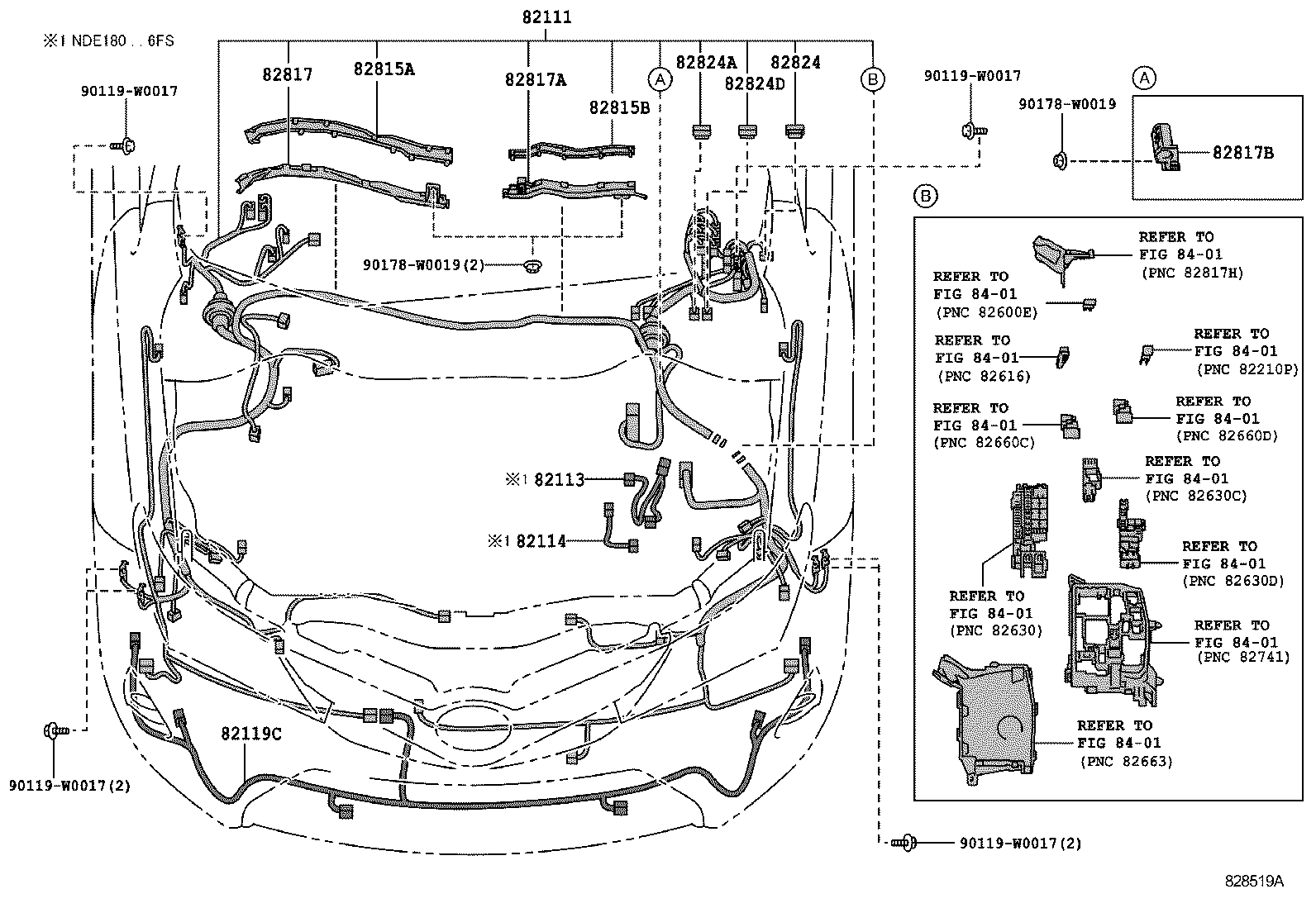  AURIS HYBRID UKP |  WIRING CLAMP