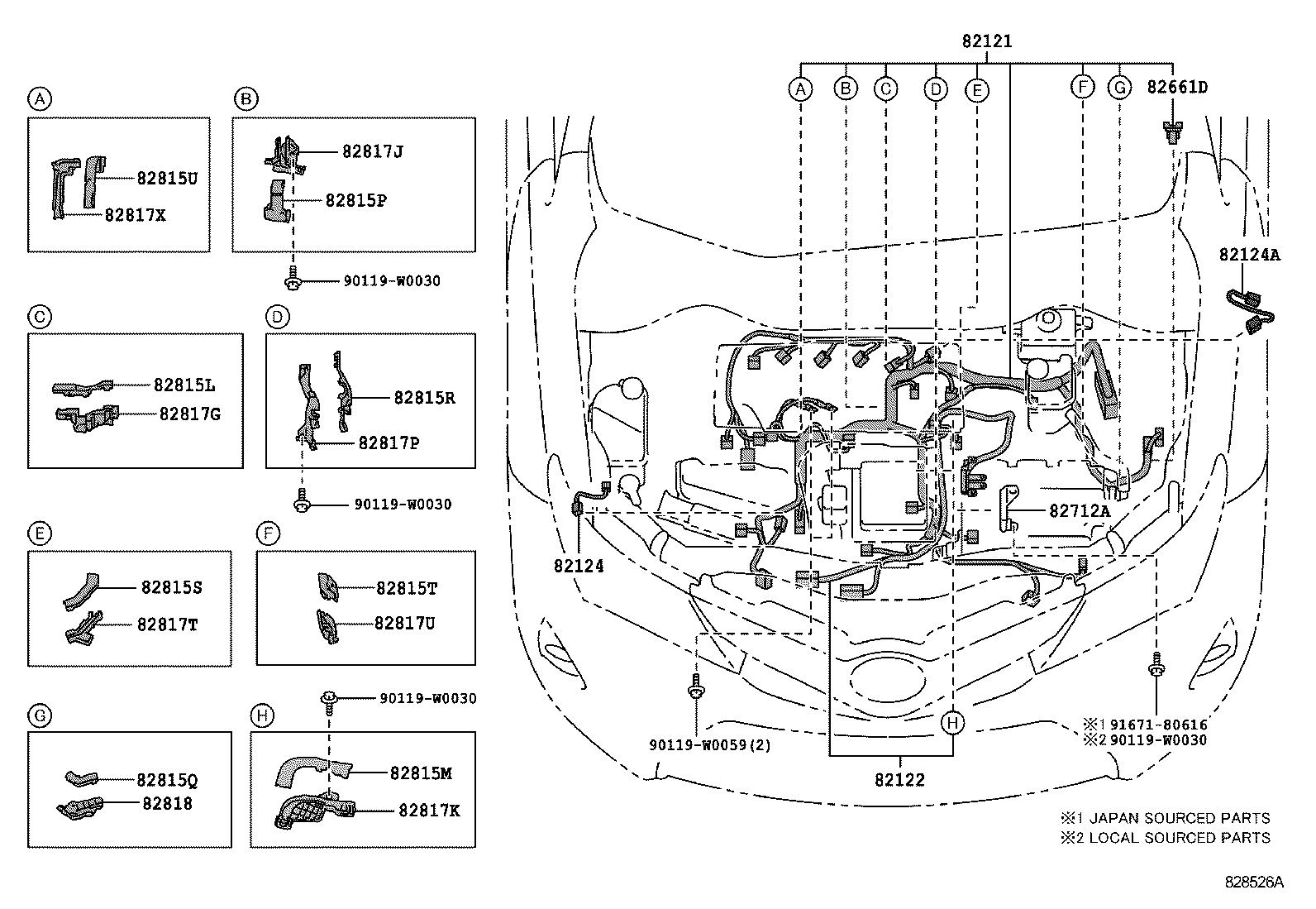  AURIS HYBRID UKP |  WIRING CLAMP