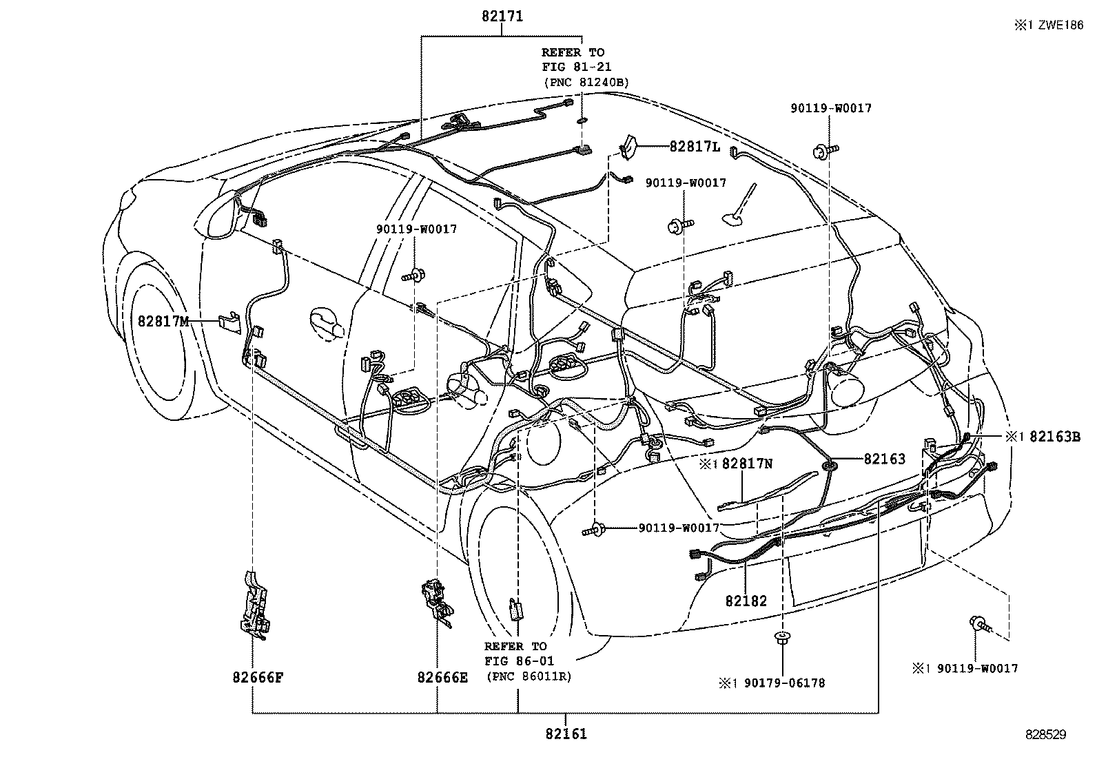  AURIS HYBRID UKP |  WIRING CLAMP