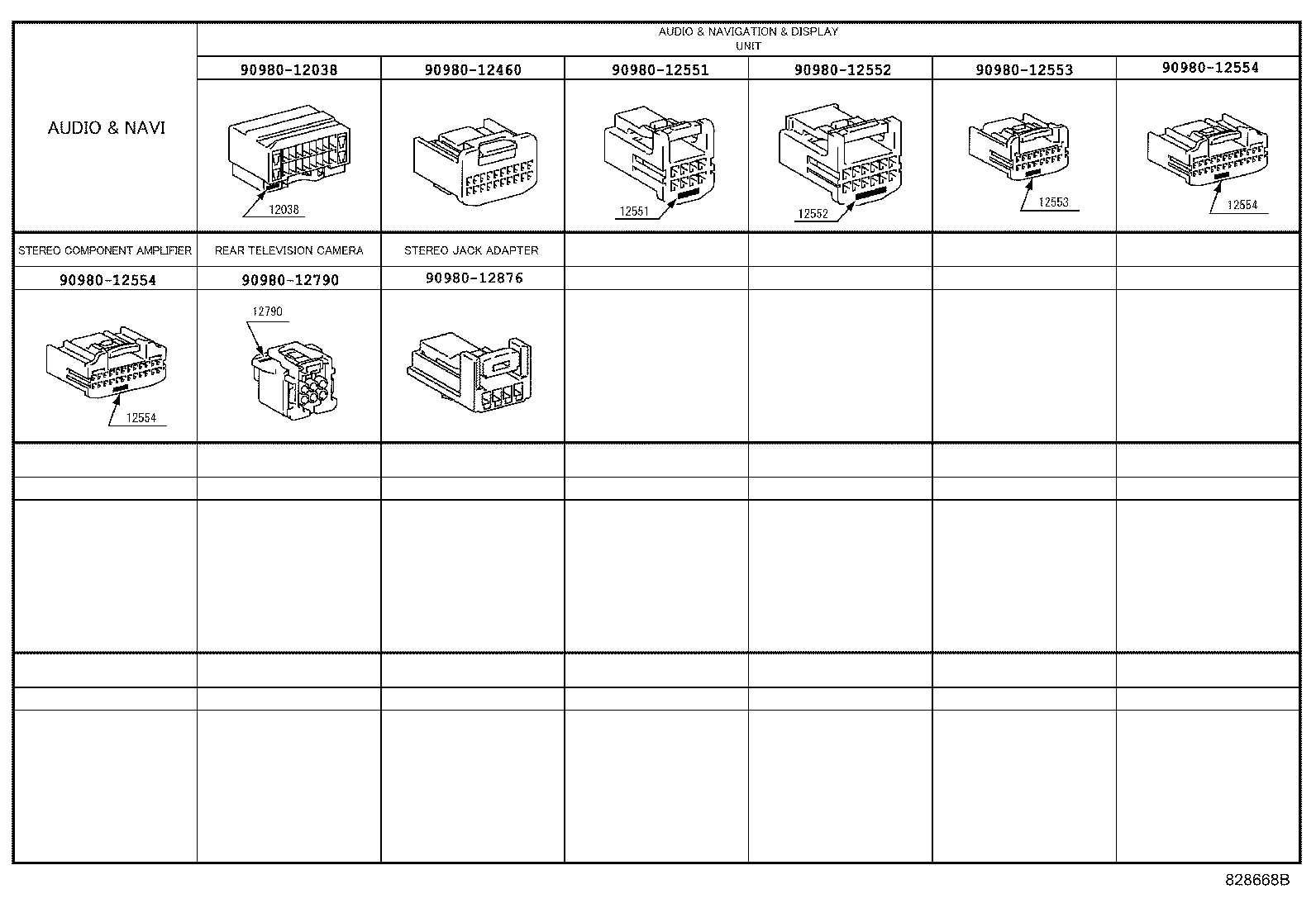  ES250 350 300H |  WIRING CLAMP