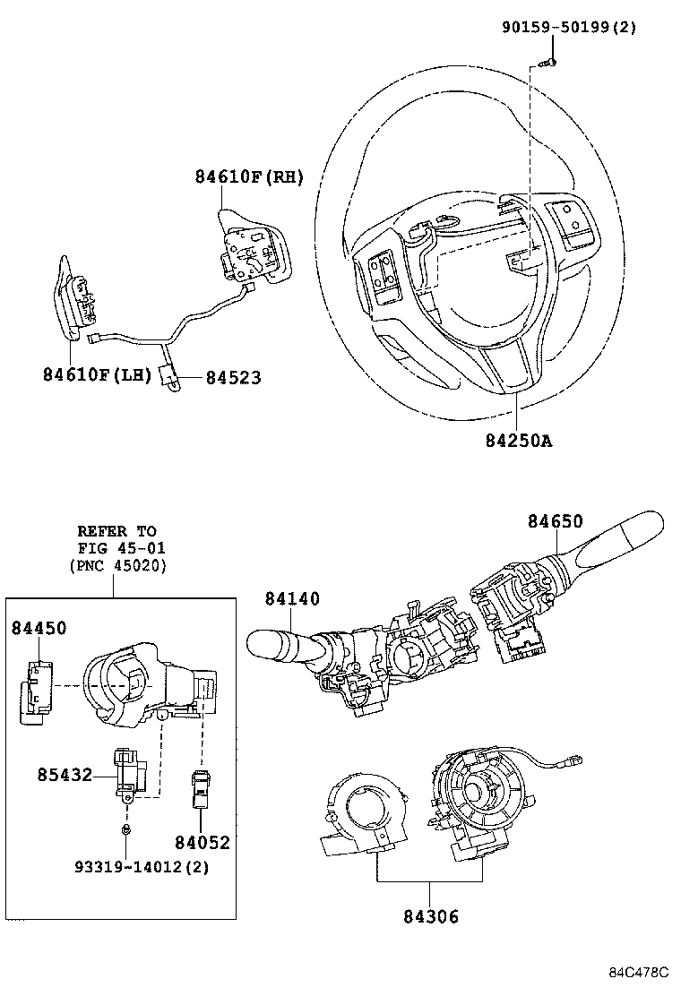  YARIS HYBRID FRP |  SWITCH RELAY COMPUTER