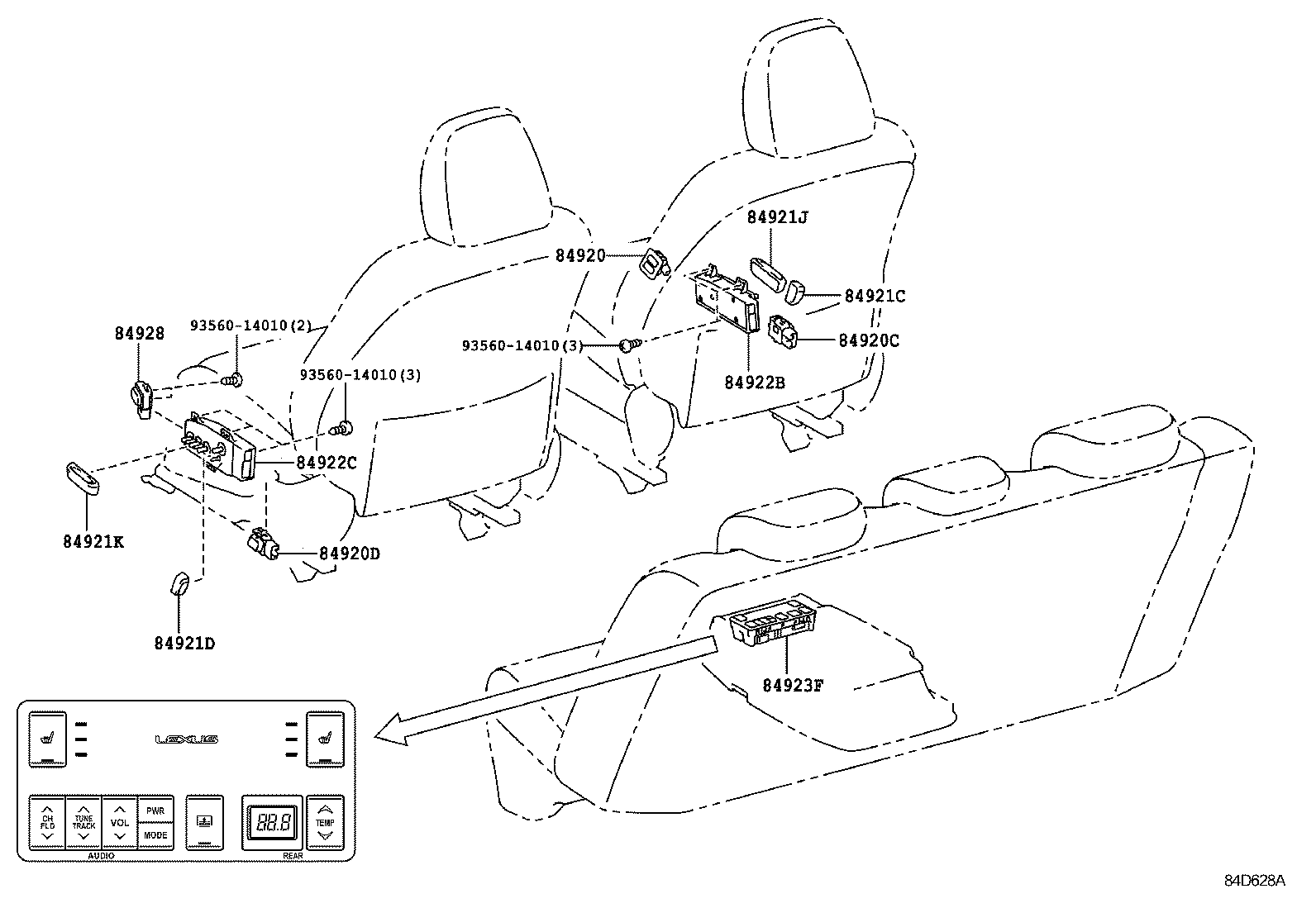  ES250 350 300H |  SWITCH RELAY COMPUTER
