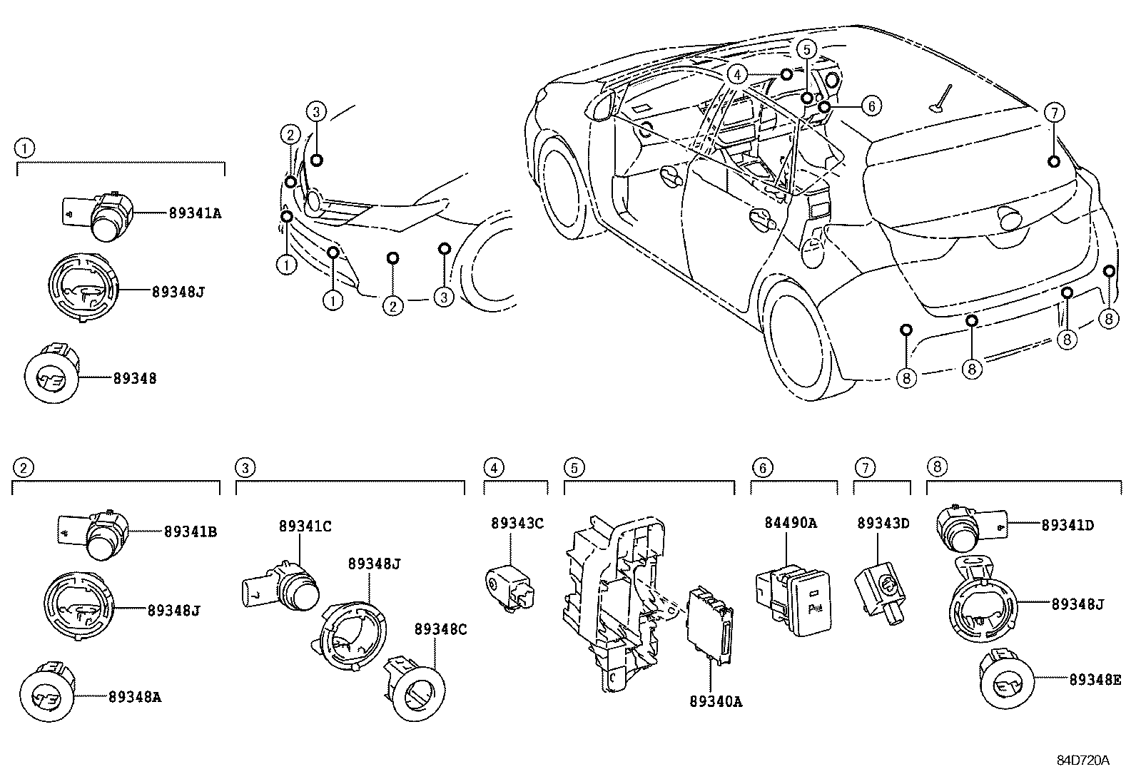  AURIS HYBRID UKP |  CLEARANCE BACK SONAR