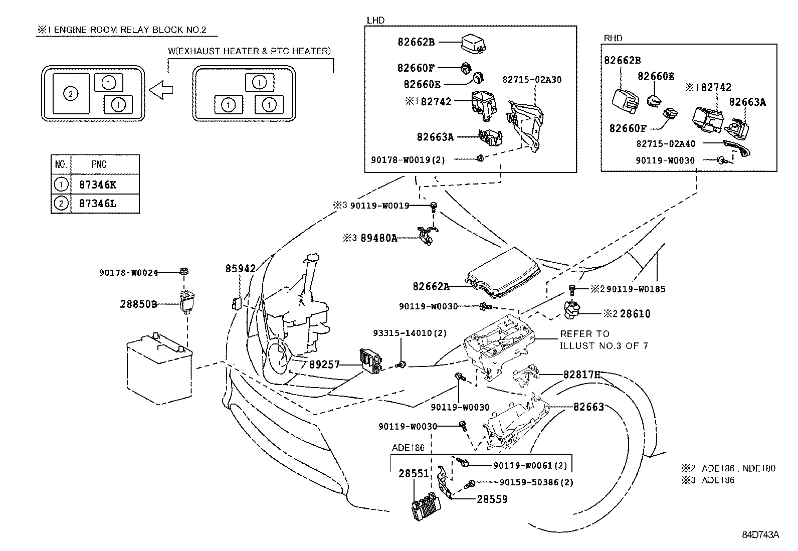  AURIS HYBRID UKP |  SWITCH RELAY COMPUTER