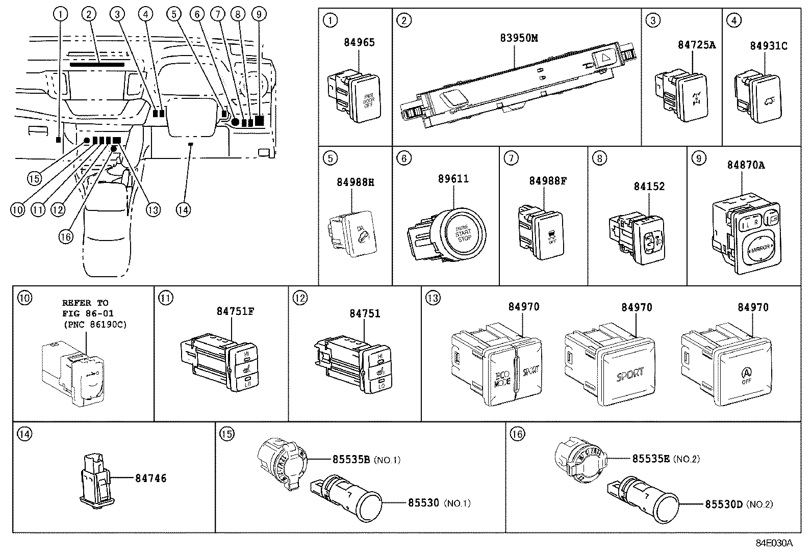  RAV4 |  SWITCH RELAY COMPUTER