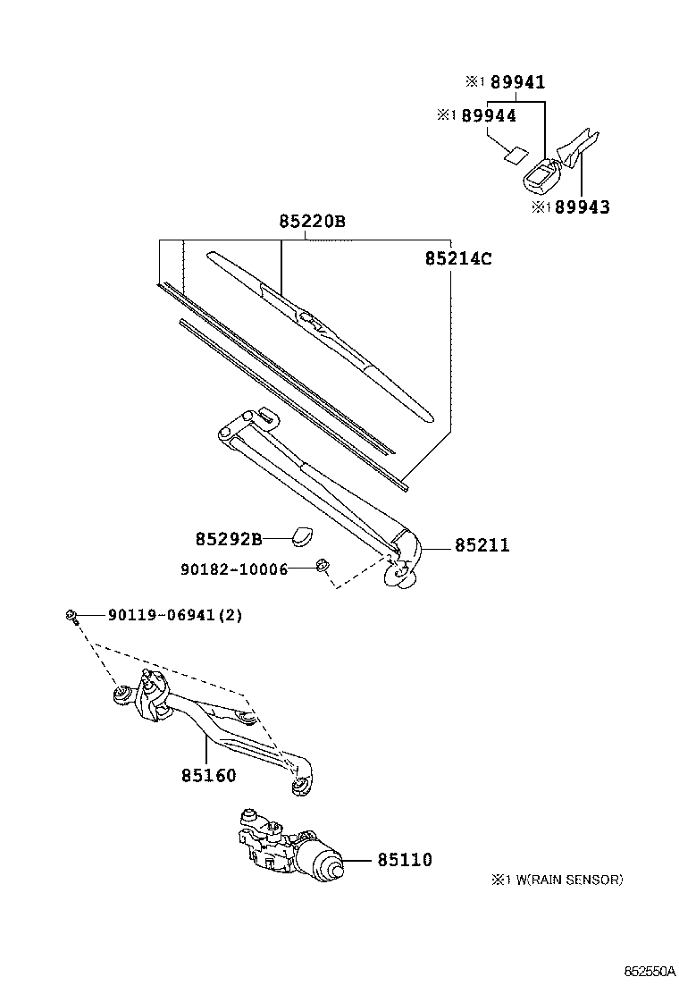  VERSO S |  WINDSHIELD WIPER
