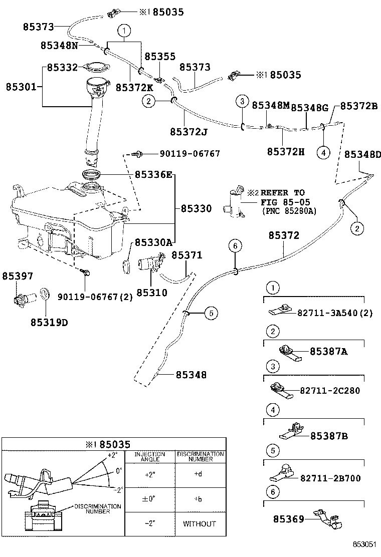  IS250 300H |  WINDSHIELD WASHER