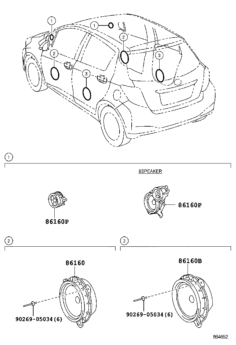  YARIS HYBRID FRP |  SPEAKER