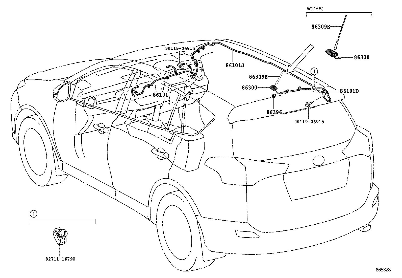  RAV4 |  ANTENNA