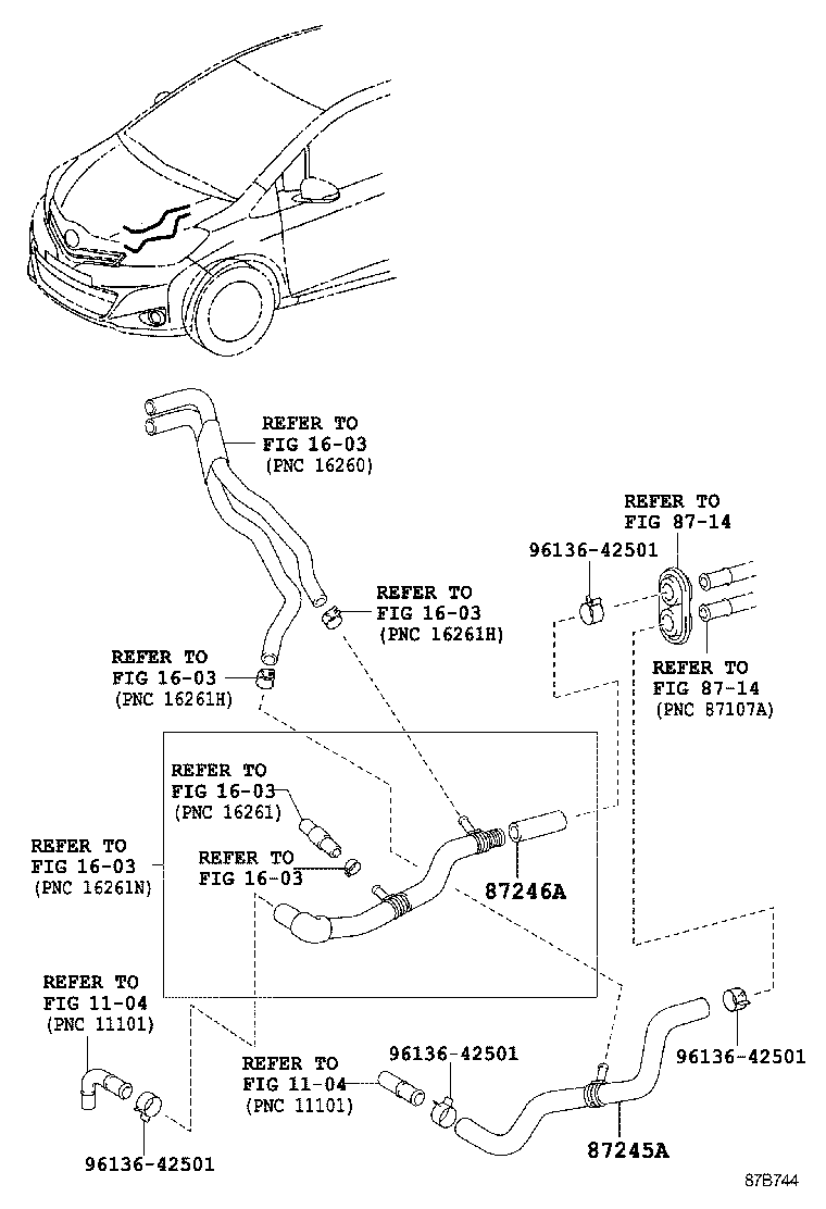  YARIS JPP |  HEATING AIR CONDITIONING WATER PIPING