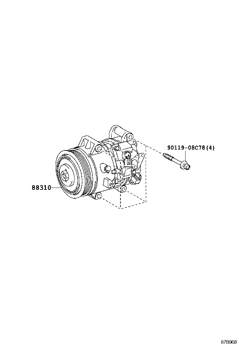  CAMRY HYBRID |  HEATING AIR CONDITIONING COMPRESSOR
