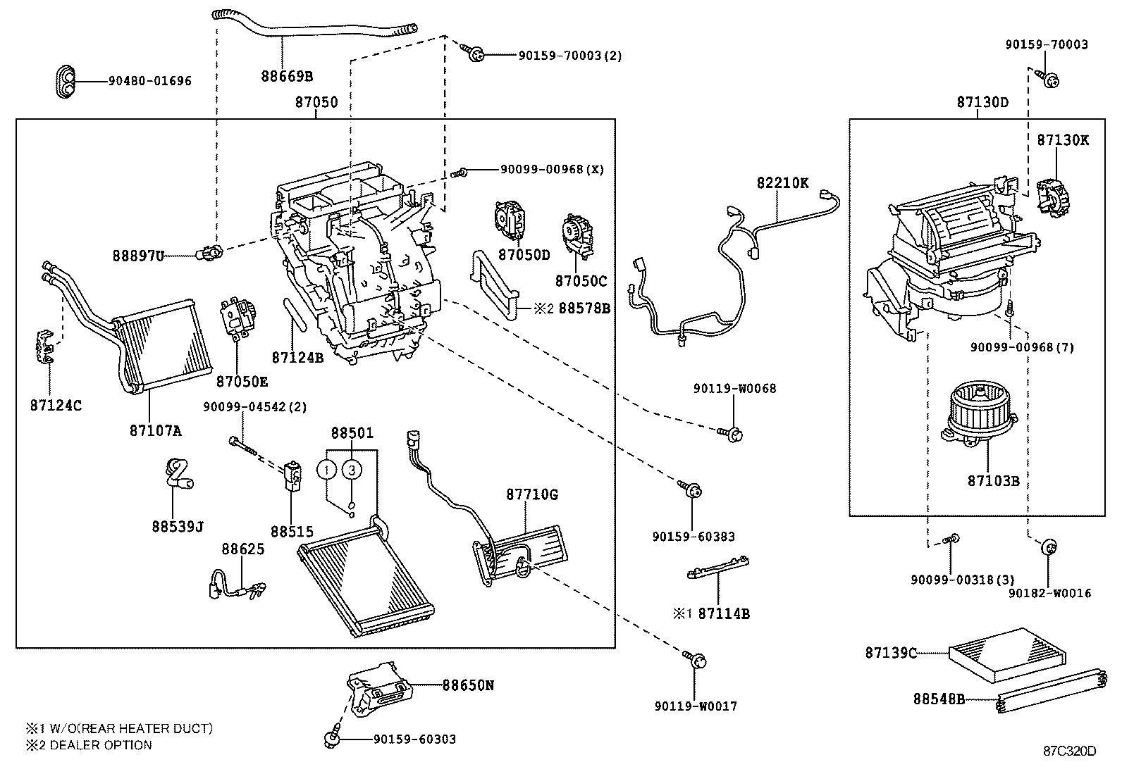  YARIS HYBRID FRP |  HEATING AIR CONDITIONING COOLER UNIT