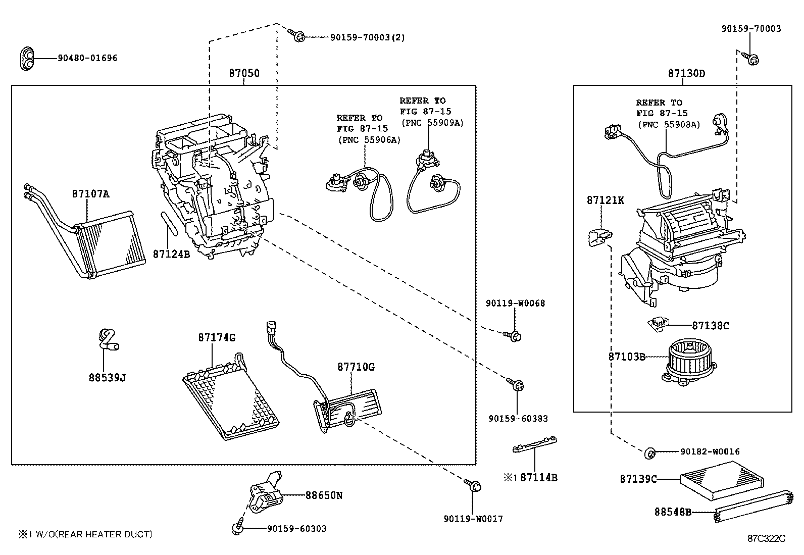  YARIS HYBRID FRP |  HEATING AIR CONDITIONING COOLER UNIT