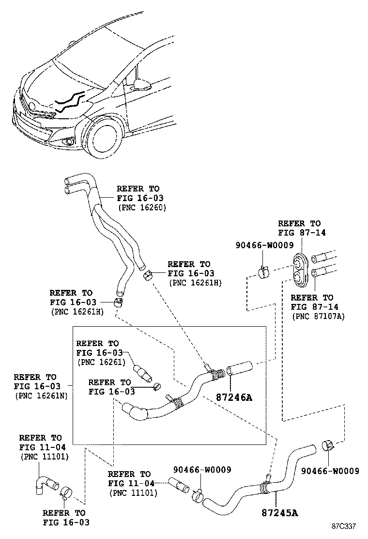  YARIS HYBRID FRP |  HEATING AIR CONDITIONING WATER PIPING