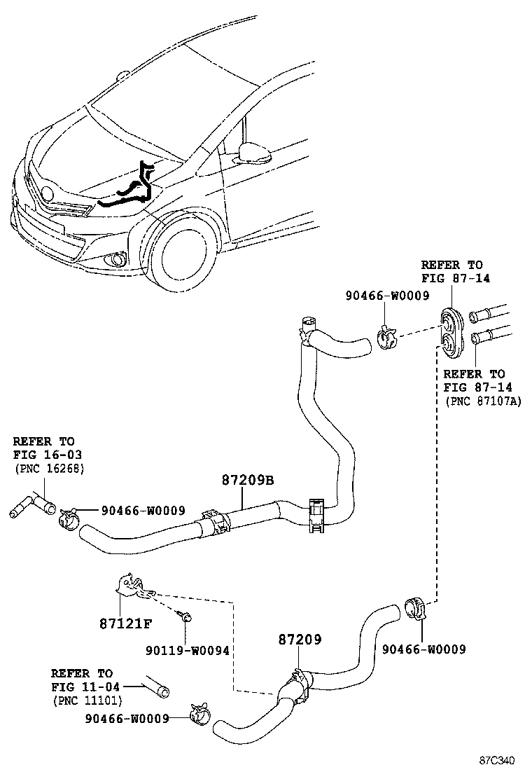  YARIS HYBRID FRP |  HEATING AIR CONDITIONING WATER PIPING