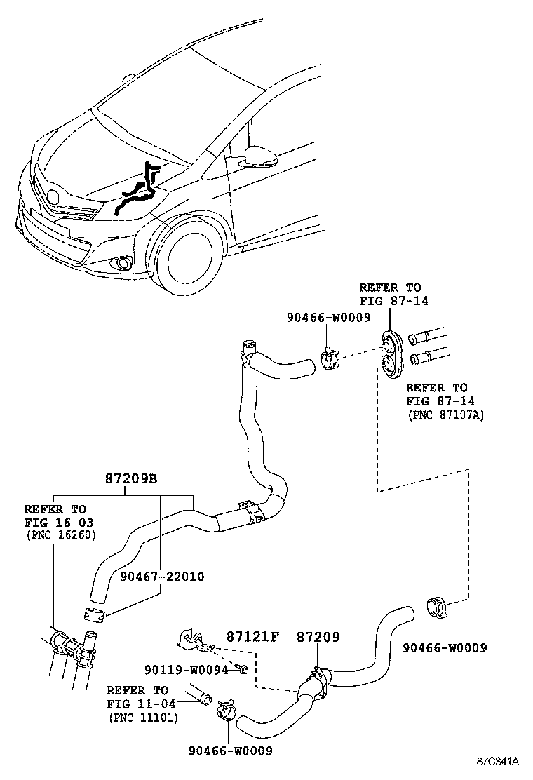  YARIS HYBRID FRP |  HEATING AIR CONDITIONING WATER PIPING
