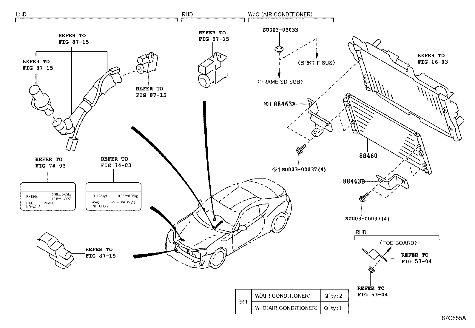  GT86 86 |  HEATING AIR CONDITIONING COOLER PIPING