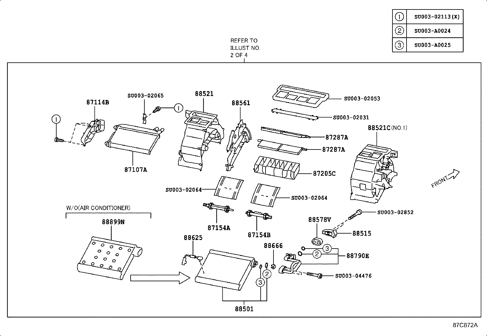  GT86 86 |  HEATING AIR CONDITIONING COOLER UNIT
