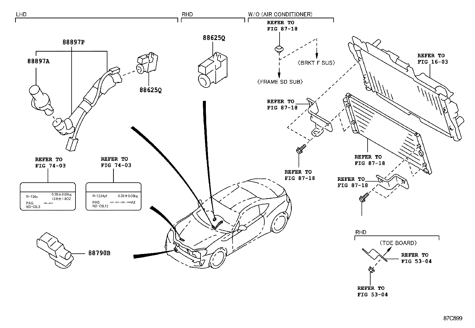  GT86 86 |  HEATING AIR CONDITIONING CONTROL AIR DUCT