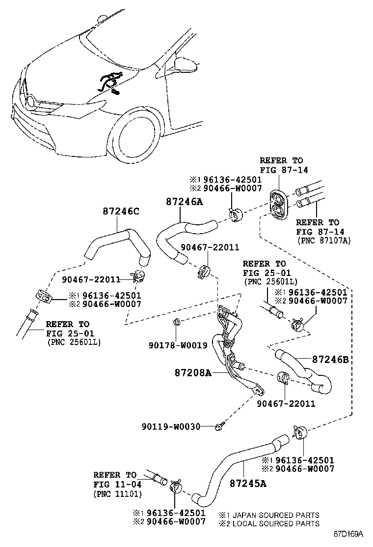  AURIS HYBRID UKP |  HEATING AIR CONDITIONING WATER PIPING