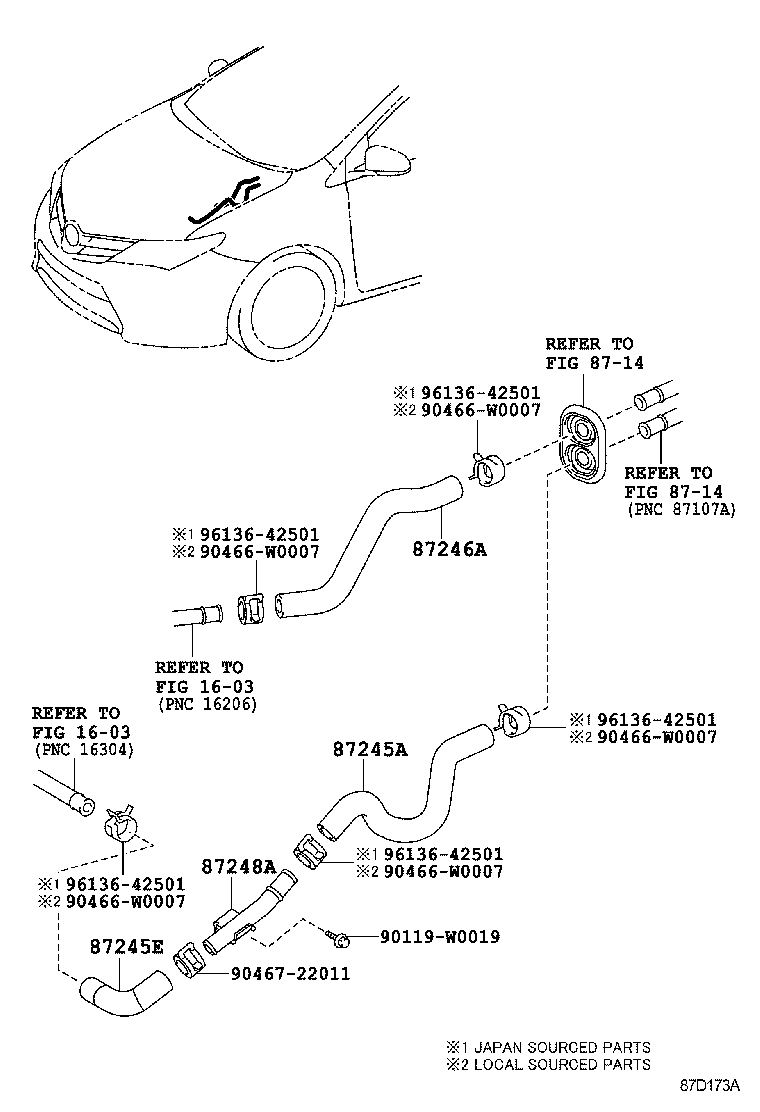  AURIS HYBRID UKP |  HEATING AIR CONDITIONING WATER PIPING