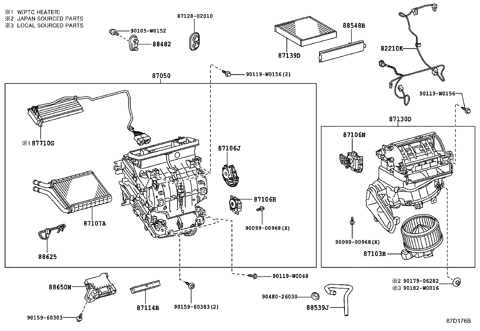  AURIS HYBRID UKP |  HEATING AIR CONDITIONING COOLER UNIT