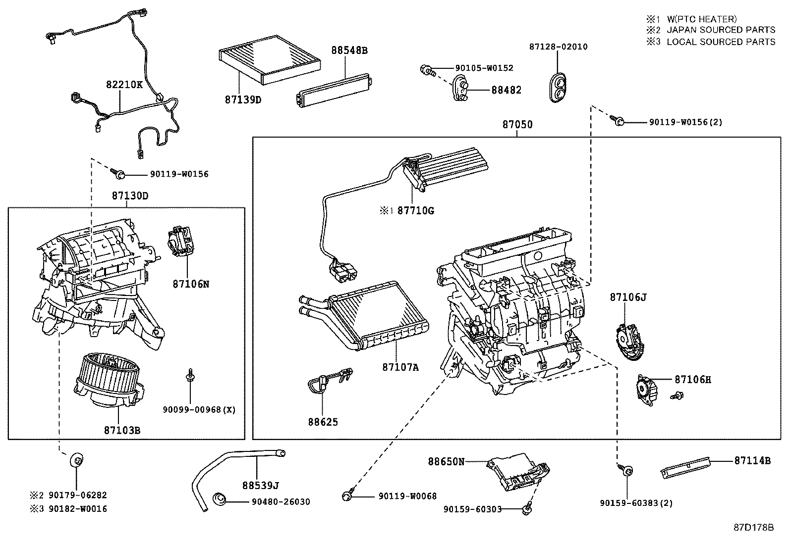  AURIS HYBRID UKP |  HEATING AIR CONDITIONING COOLER UNIT