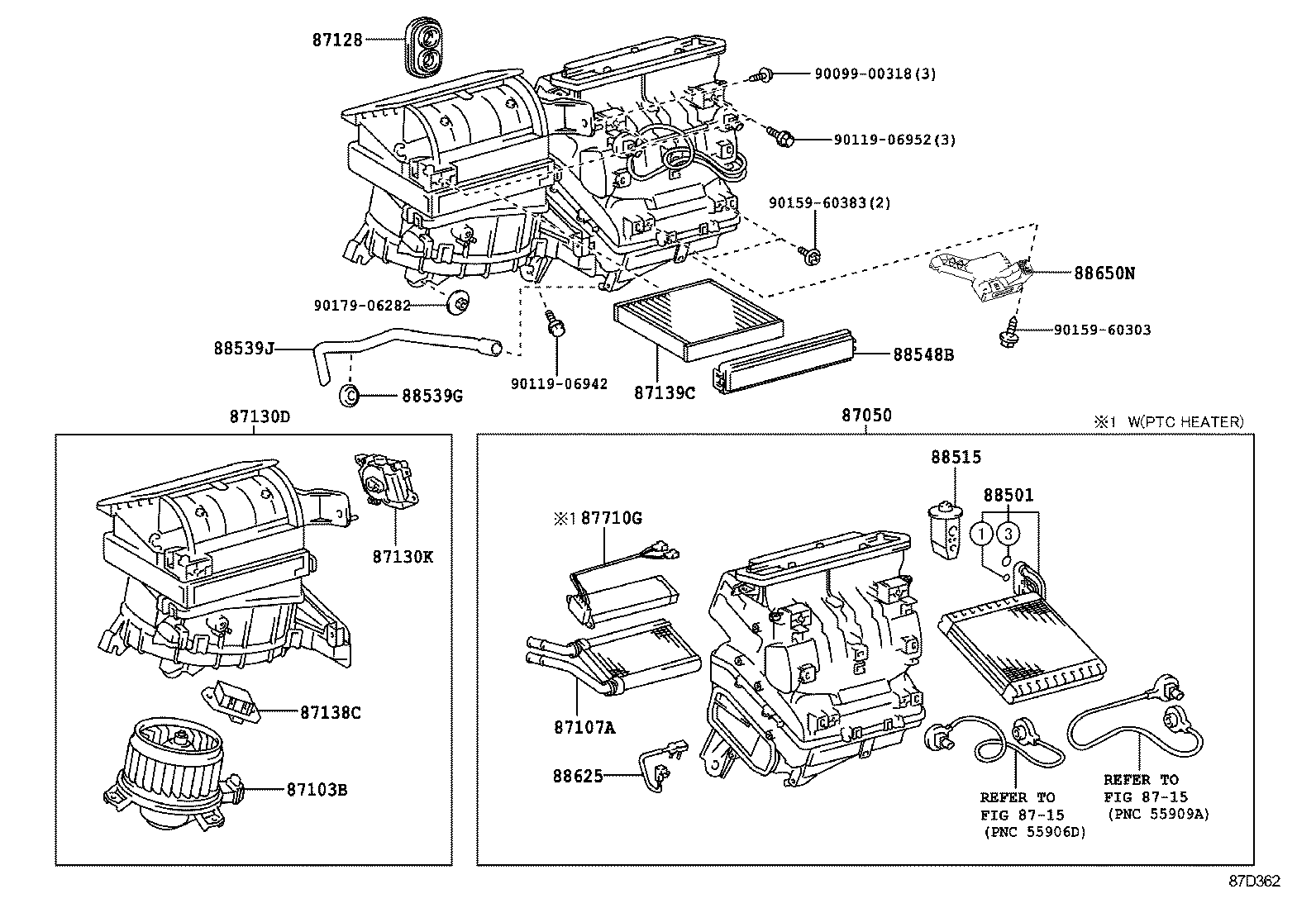  RAV4 |  HEATING AIR CONDITIONING COOLER UNIT