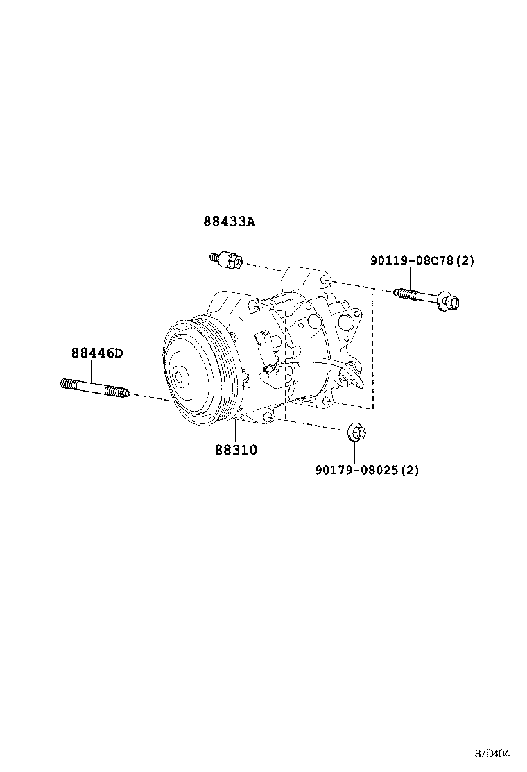  RAV4 |  HEATING AIR CONDITIONING COMPRESSOR