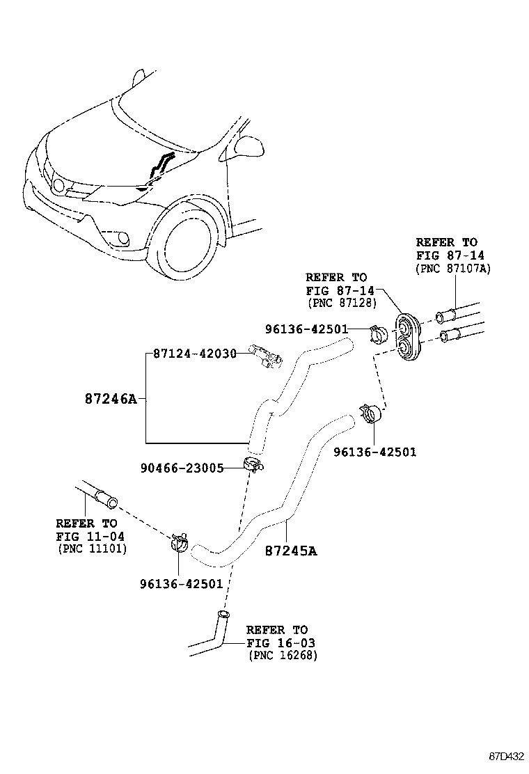 RAV4 |  HEATING AIR CONDITIONING WATER PIPING