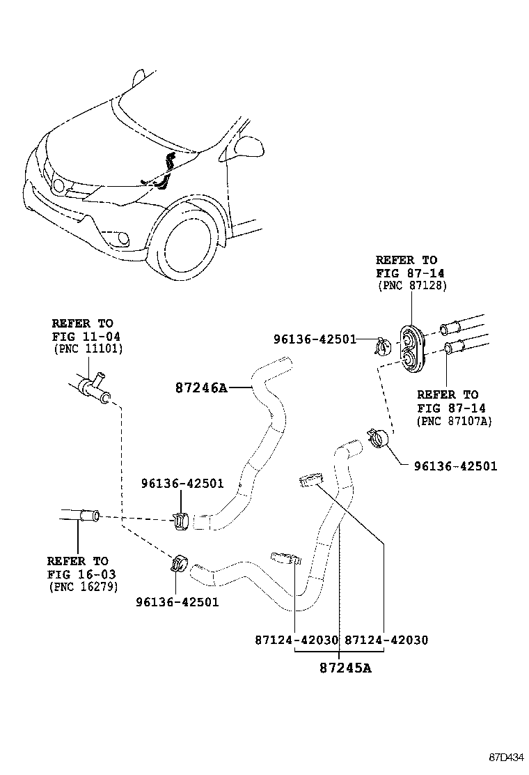  RAV4 |  HEATING AIR CONDITIONING WATER PIPING
