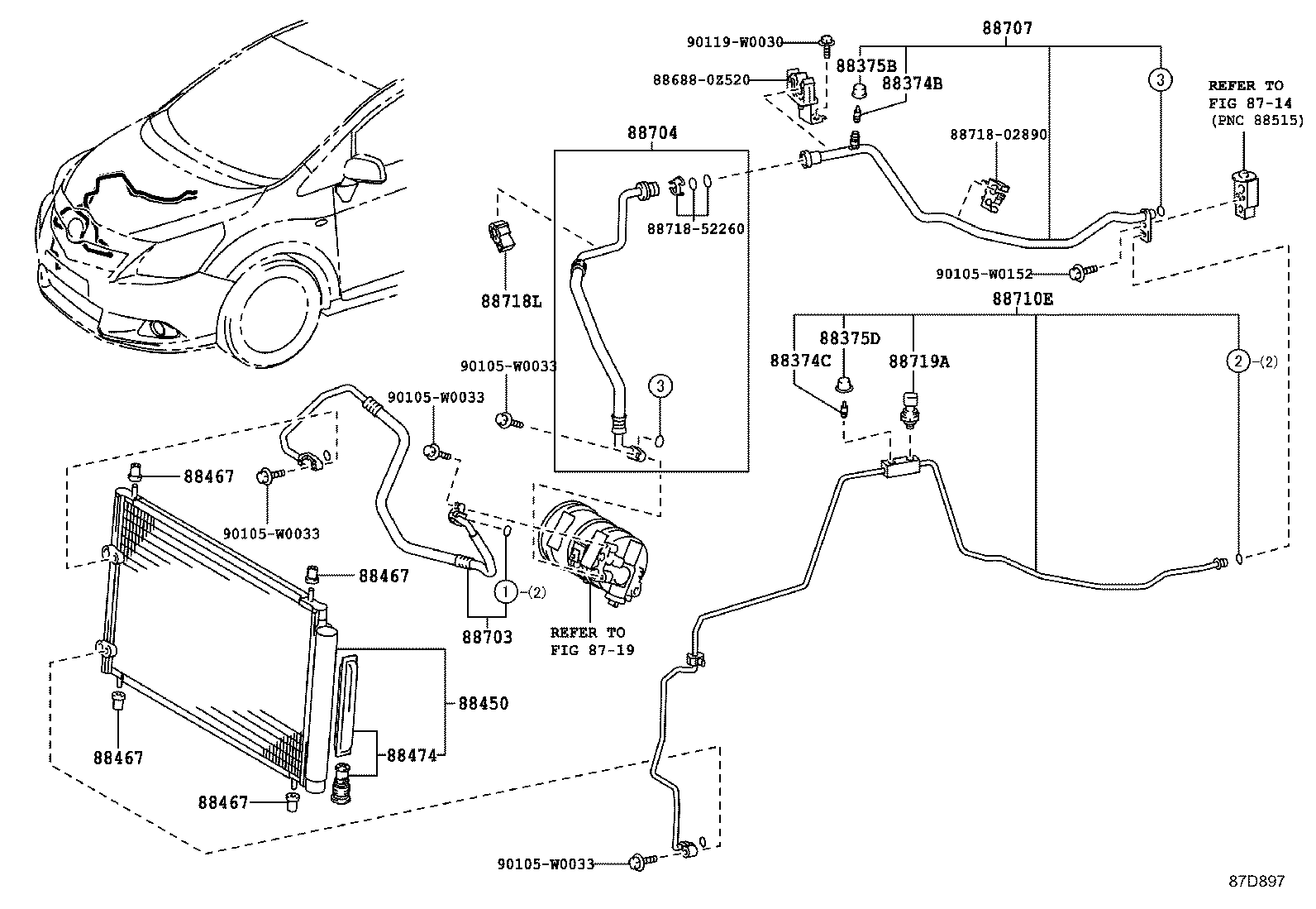  VERSO |  HEATING AIR CONDITIONING COOLER PIPING