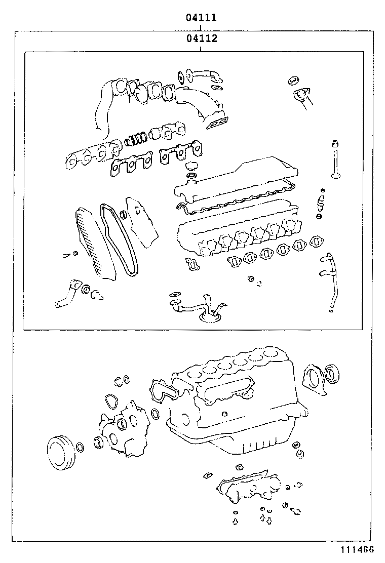  COASTER |  ENGINE OVERHAUL GASKET KIT