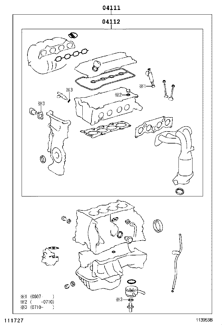  RAV4 |  ENGINE OVERHAUL GASKET KIT