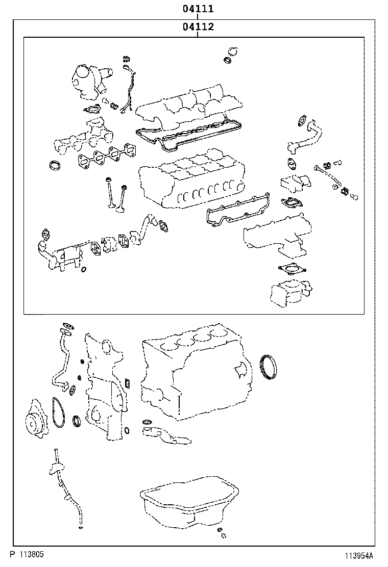  RAV4 |  ENGINE OVERHAUL GASKET KIT
